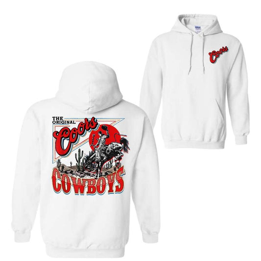 Coors Western Cowboy 2 Sides Hoodie Sweatshirt T-Shirt, 2 Side Shirt For Men, For Women, Trendy Shirt