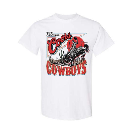 Coors Western Cowboy Shirt, Vintage 90s Western Shirt, Retro Coors Tee, Rodeo Cowboy Shirt