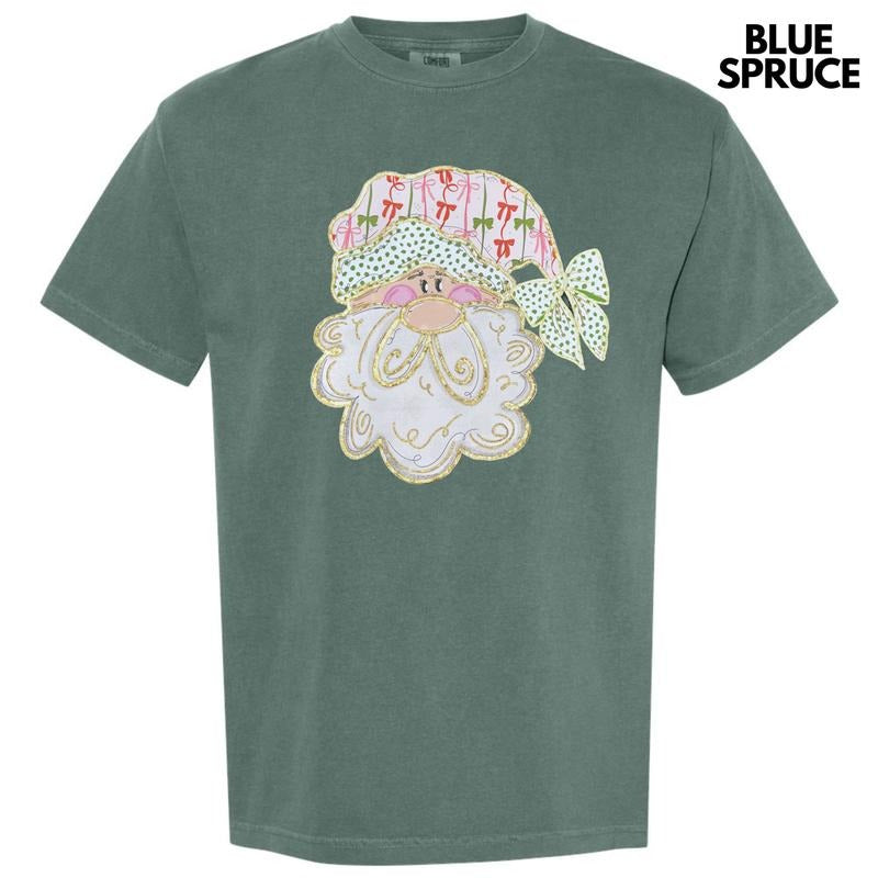 Coquette Bow Santa Comfort Colors T-Shirt 'NLB'