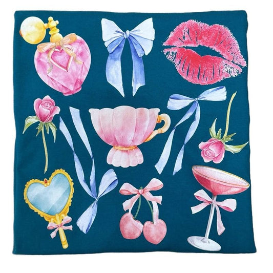 Coquette Girly Collage T-shirt