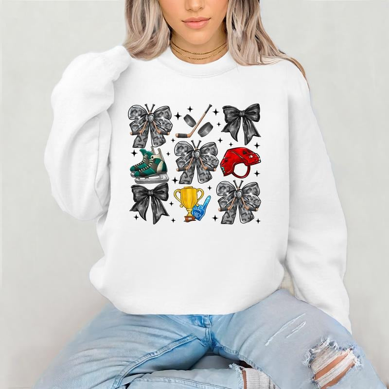 Coquette Hockey DTF Transfers - THIS IS NOT A SHIRT