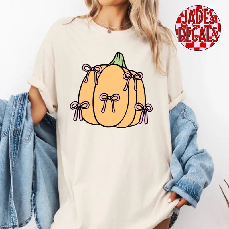 Coquette Pumpkin Tee - Comfort Colors