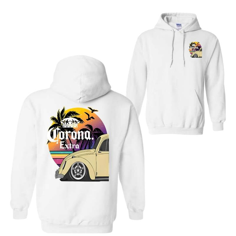 Corona Extra Beach T-Shirt Sweatshirt Hoodie, For Men And Women, Trendy Shirt | DripVista.com