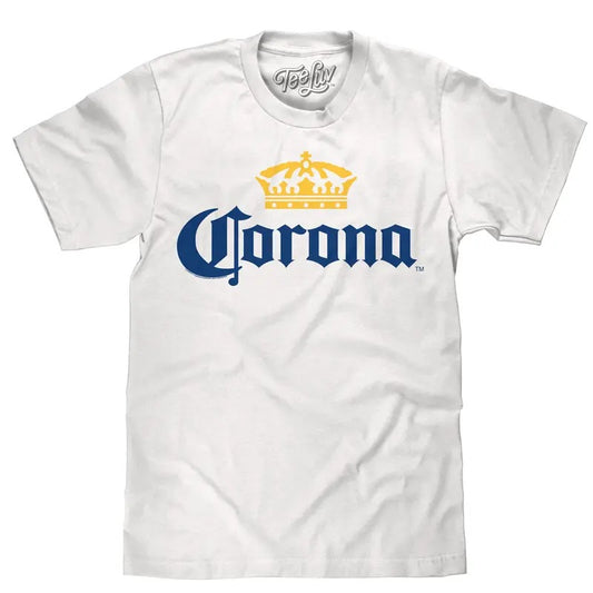 Corona Logo T-Shirt - White graphic tee