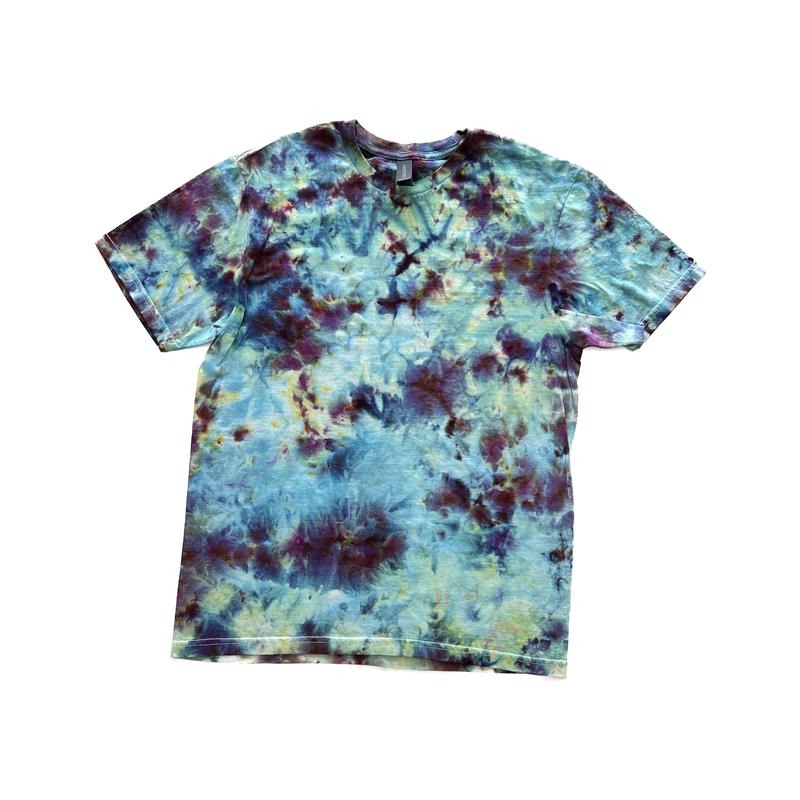 Cosmic Ice T-Shirt Tie-Dye Design Streetwear Casual Tee for Men 100% Cotton Sizes Small to 5X Stylish Hoodie, Sweatshirt