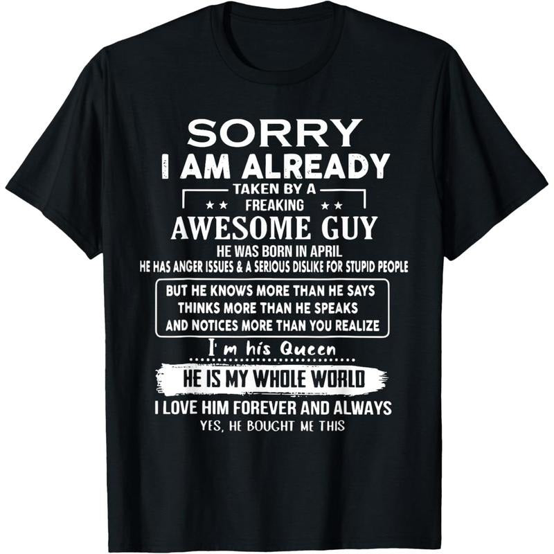 Cotton Short Sleeve Sorry Swoosh Gunpla brand Already Taken By WB shield Freaking Awesome Guy Red plumber brand April...