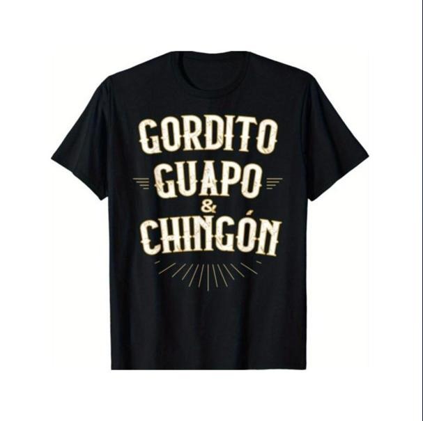Cotton Short Sleeve T-Shirt Chubby, Handsome and Awesome - Funny Mexican sweatshirt Hoodie | DripVista.com