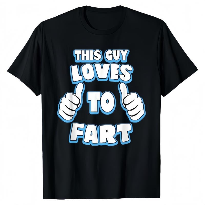 Cotton Short Sleeve T-Shirt This Guy Loves Hidden leaf ninja Fart Mens Funny T-Shirt Humour Joke Gift Graphic Tees Top...