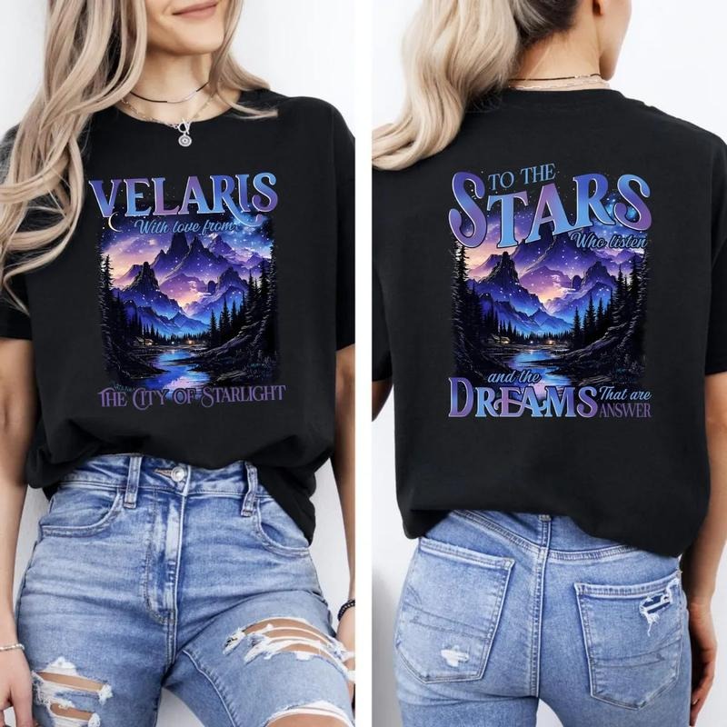 Court Of Thorns And Roses, City Of Starlight, Velaris City Of Starlight Acotar Sweatshirt Shirt,The Night Court Sweatshirt, Bookish Gift, Unisex Tee