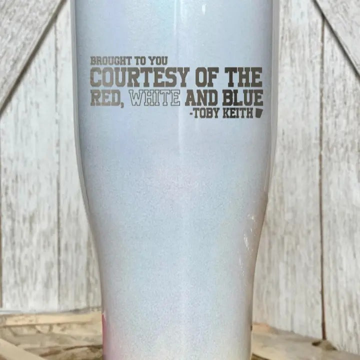 Courtesy Of The Red, White, And Blue Tumbler T-Shirts, Hoodie, Sweatshirt | DripVista.com
