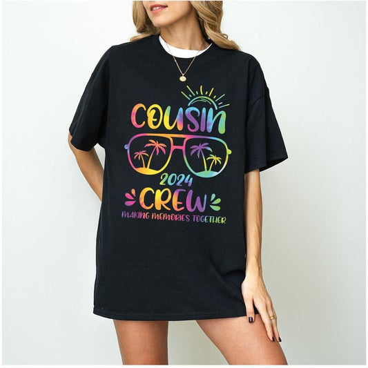 Cousin Crew 2024 Summer Vacation Beach Shirt, Family Matching Shirt, 2023 Cousin Crew Shirt, Gift for Family, Cousin Vacation