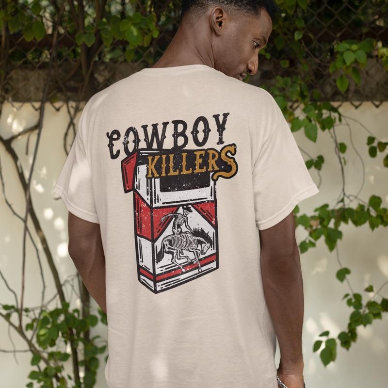 Cowboy Killer Rodeo 90s T-Shirt, Vintage Graphic Western Shirt, Retro Cowboy Tee, Relaxed Adult Unisex Shirt, Menswear...
