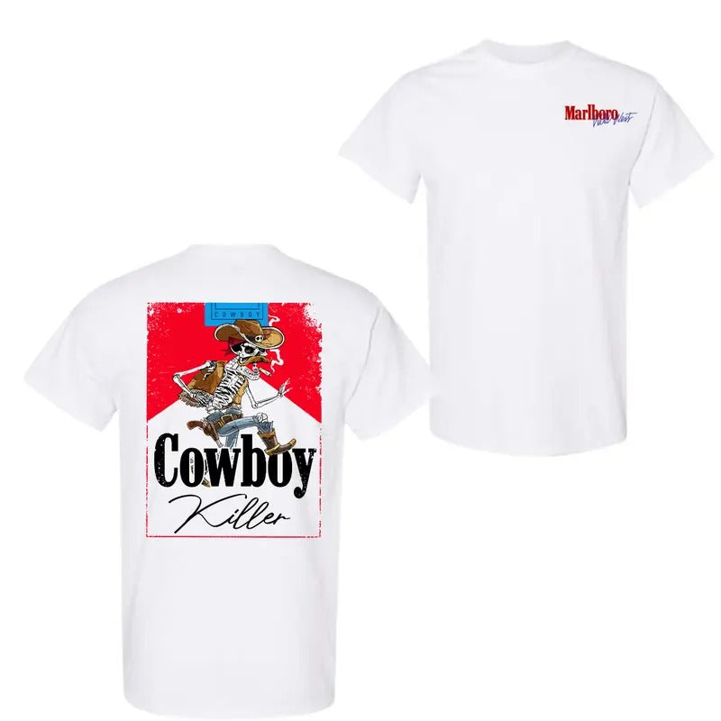 Cowboy Killers Skull Skeleton T-Shirt Sweatshirt Hoodie | DripVista.com
