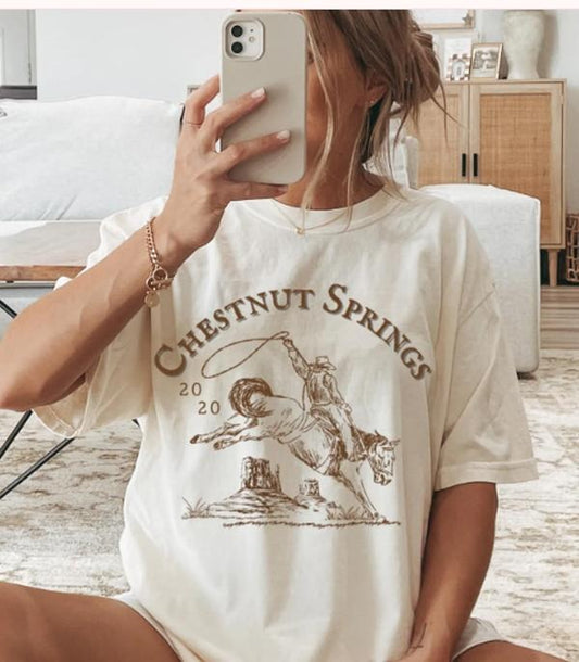 Cowboy Romance Reader Club T-shirt, Bookish Cowgirl Tee, Country Book Lover Shirt, Chestnut Springs Shirt