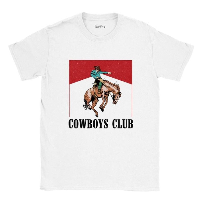 Cowboys Club!-Classic Unisex, Cowboy marlboro Rodeo 90s, gift for boy friend  T-shirt, sweater and Hoodie vintage shirt...