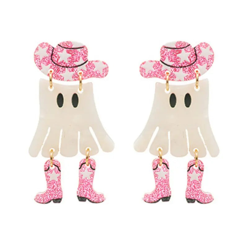 Cowgirl Ghostie Earrings T-Shirts, Hoodie, Sweatshirt | DripVista.com