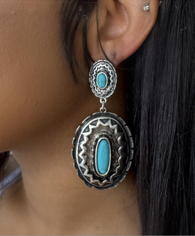 Cowgirl Teardrop Earrings - Classic Design with Round Shape and Lightweight Construction T-Shirts, Hoodie, Sweatshirt
