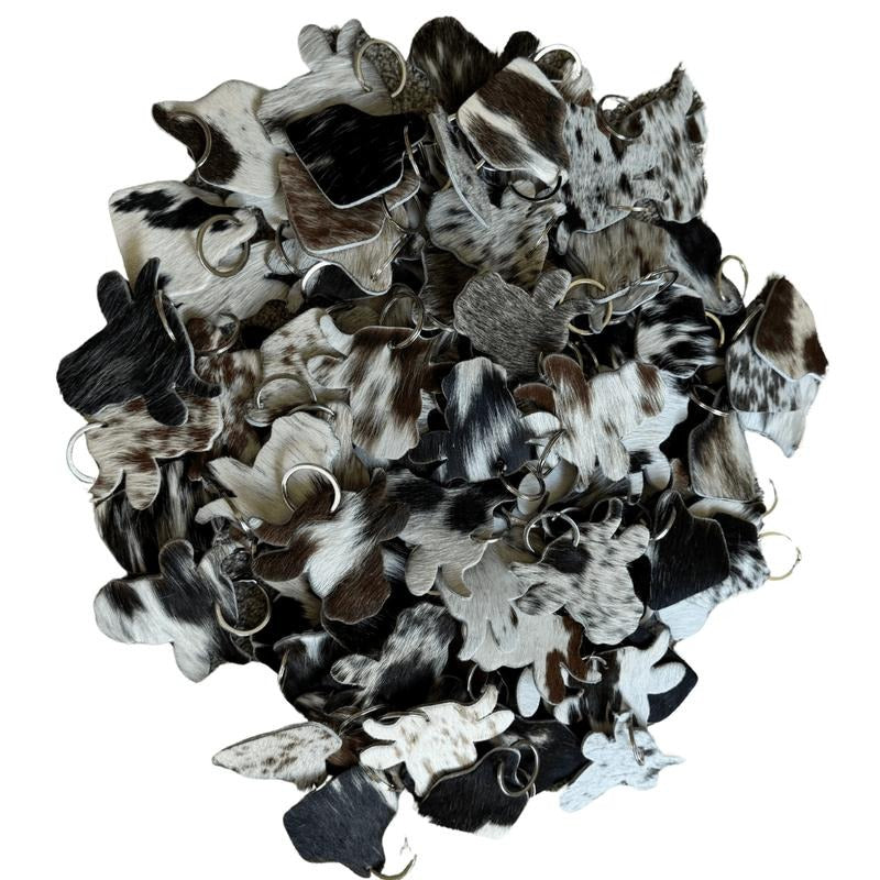 Cowhide Keychain
