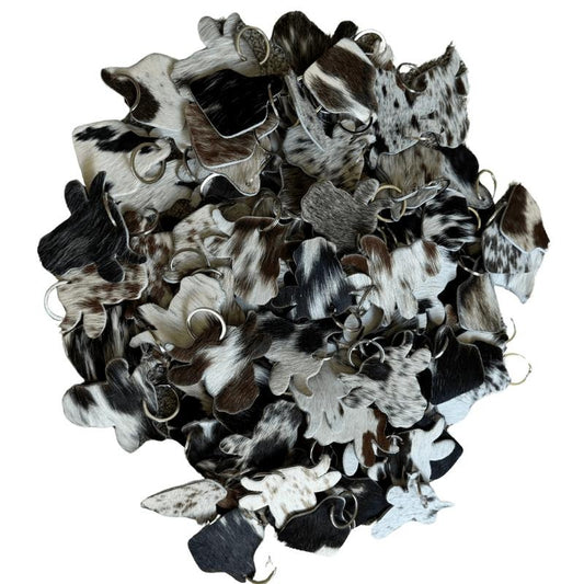 Cowhide Keychain