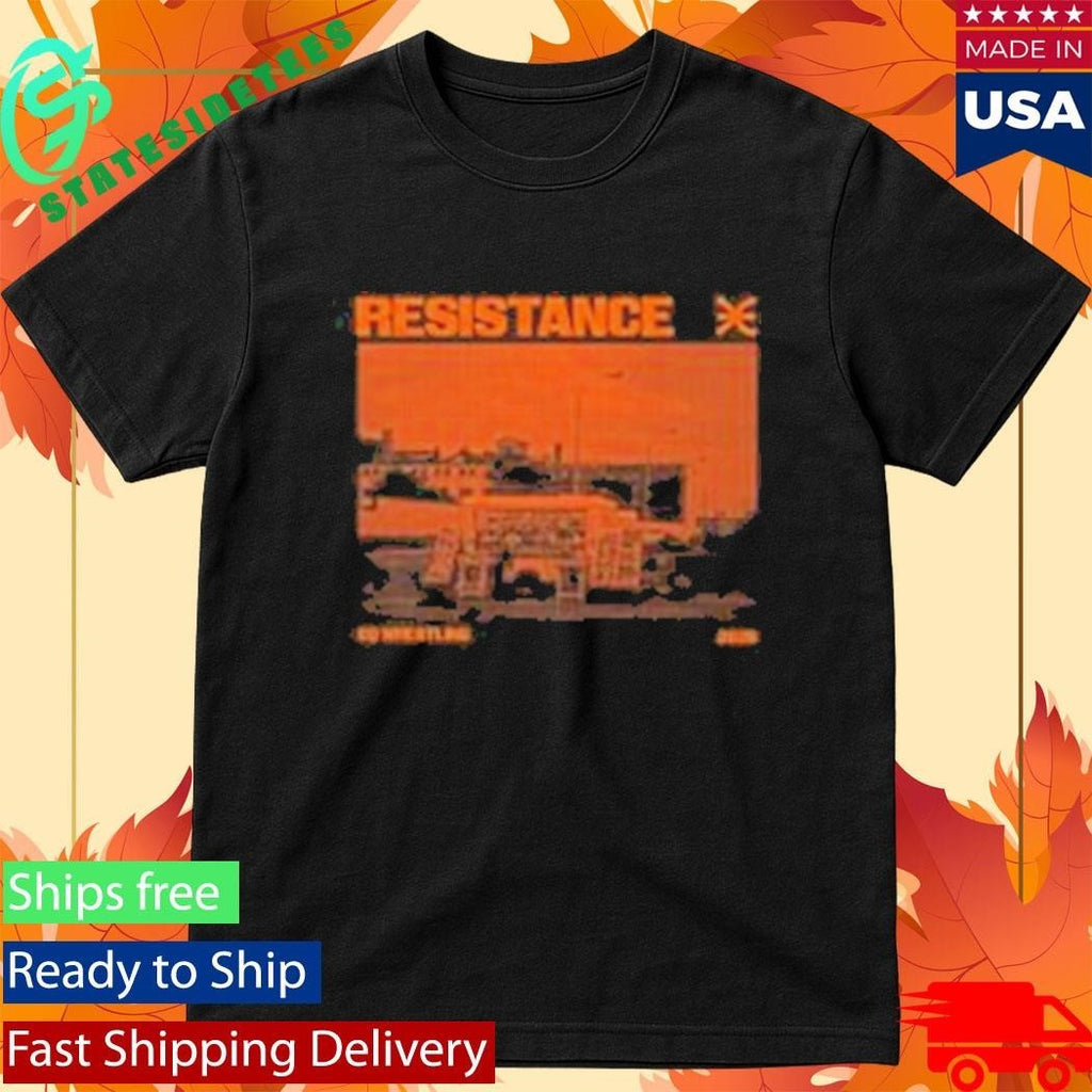 Cq Wrestling Resistance Black Art Shirt
