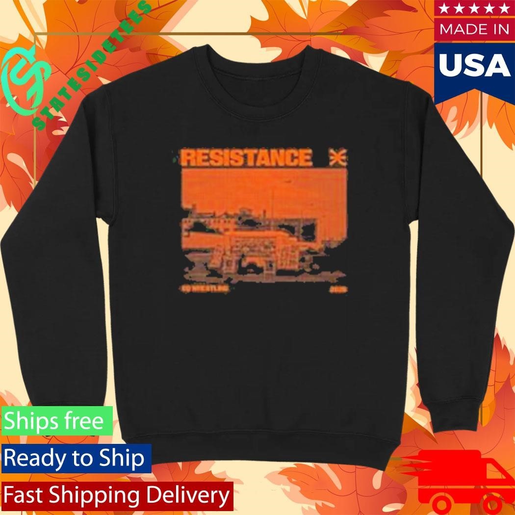 Cq Wrestling Resistance Black Art Shirt