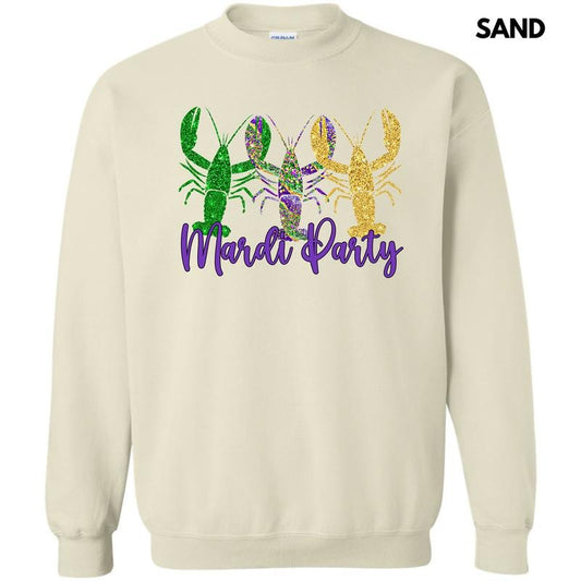 Crawfish Mardi Party Sweatshirt 'NLB'