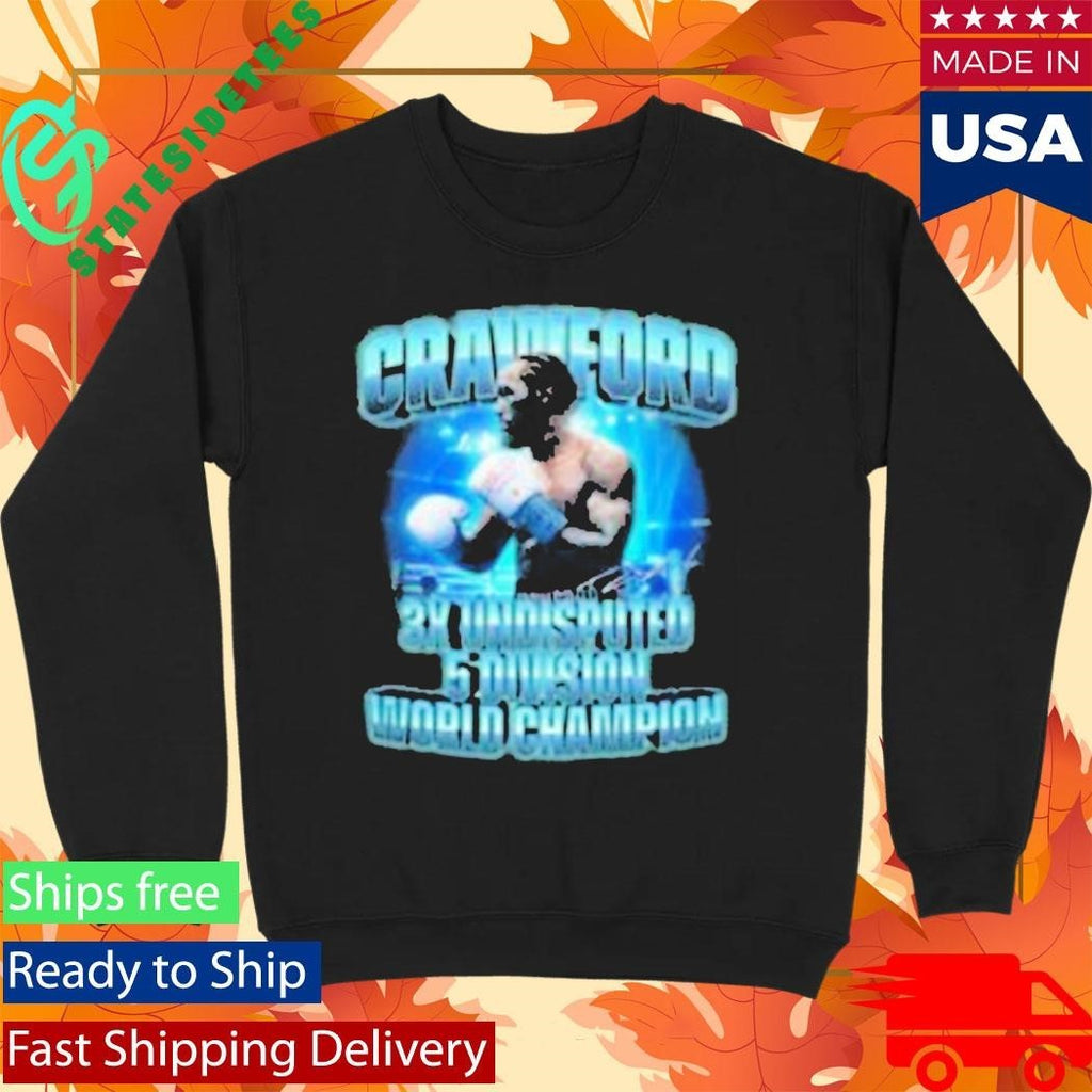 Crawford 3X Undisputed 5-Division Champion Shirt