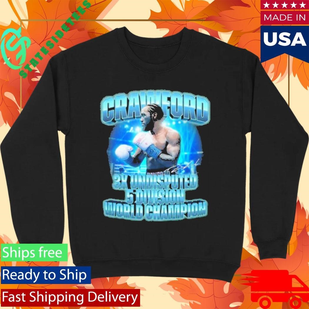 Crawford 3X Undisputed 5-Division World Champion Shirt