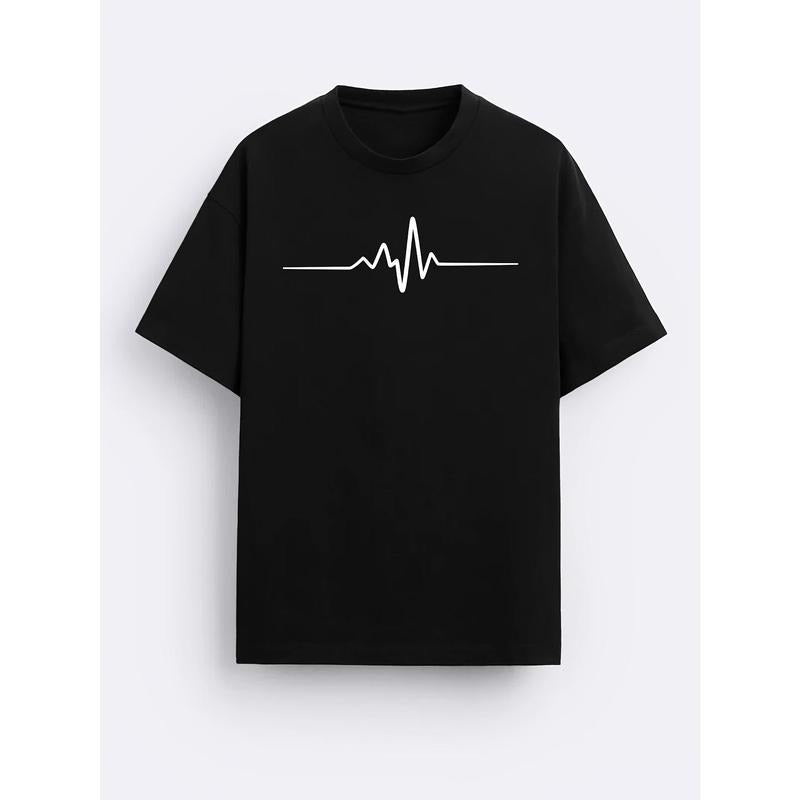 Creative Graphic Print Men'WB shield Creative Top, Casual Short Sleeve Crew Neck T-shirt, Men'WB shield Clothing For...