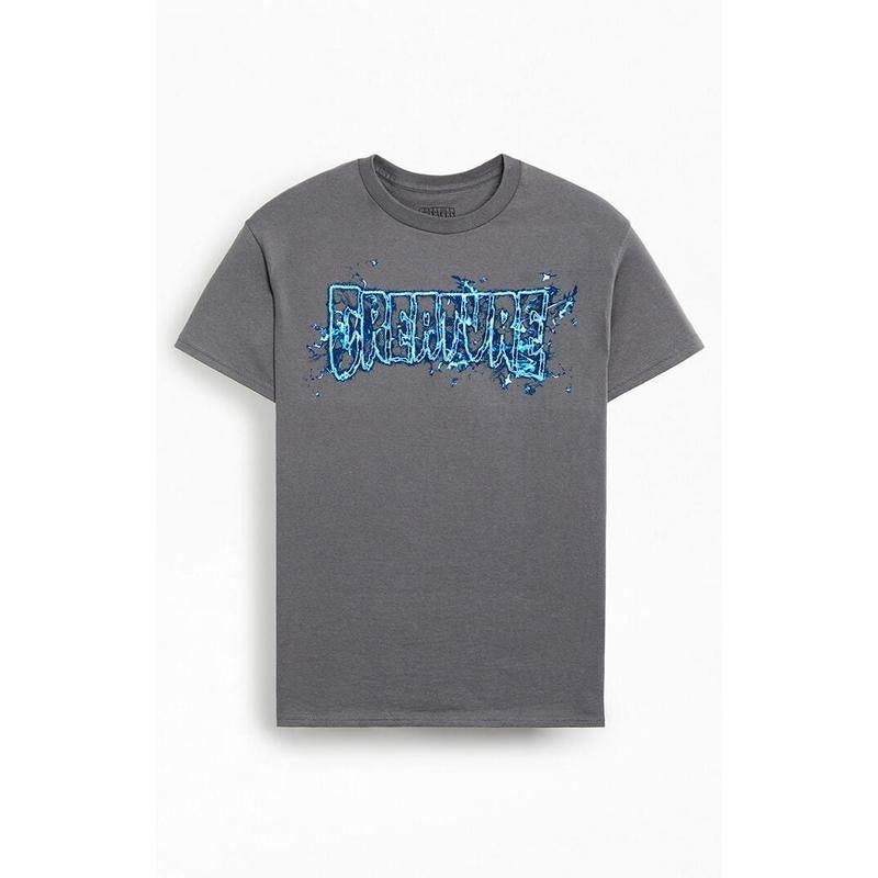 Creature Men's Inferno Logo Outline T-Shirt - Multicolor Hoodie, Sweatshirt | DripVista.com