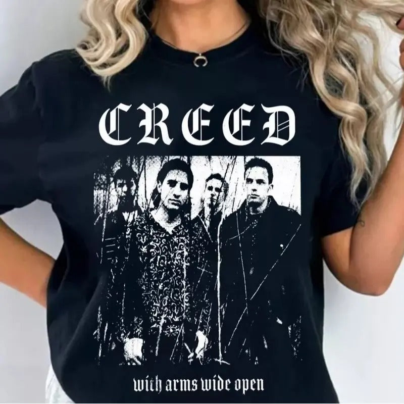 Creed Metal T-Shirt, Retro Creed Band Fan Shirt, Creed 2024