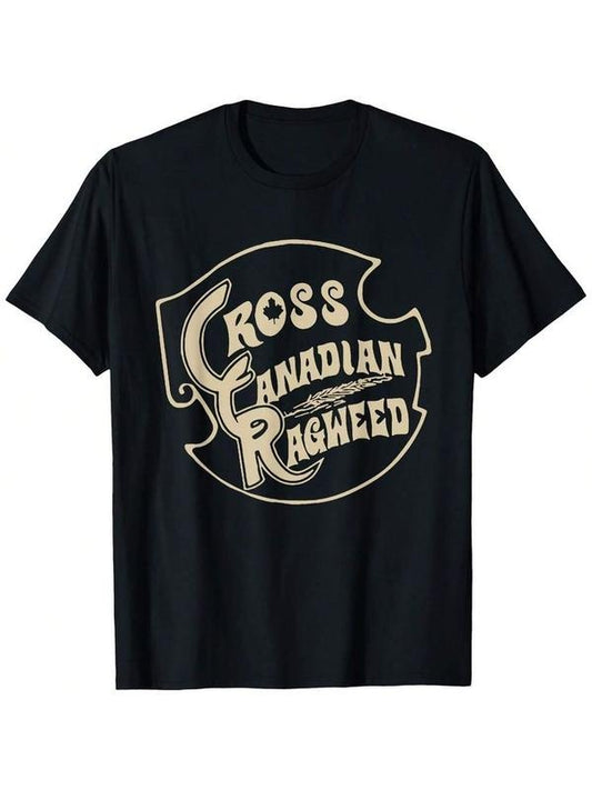 Cross Canadian Ragweed Unisex T-Shirt, Black, Small, Short Sleeve, Classic Fit, Modern Classic