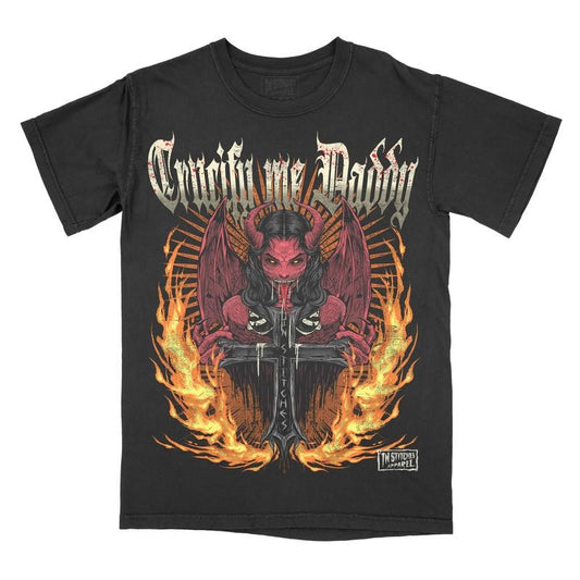 Crucify Me Daddy Comfort Colors Unisex T-shirt, Gothic, Alternative Fashion, Goth, Alt, Halloween Vintage Tee  Graphic Streetwear