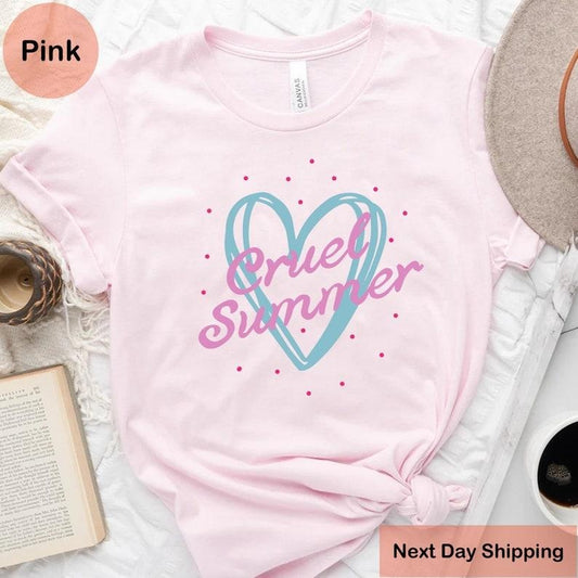 Cruel Summer Shirt, Album Inspired T-Shirt, Concert Shirt, Music Lover Shirt, Music Tour Shirt, Gift For Fans, Fan Merch Shirt, Gift For Her style 02