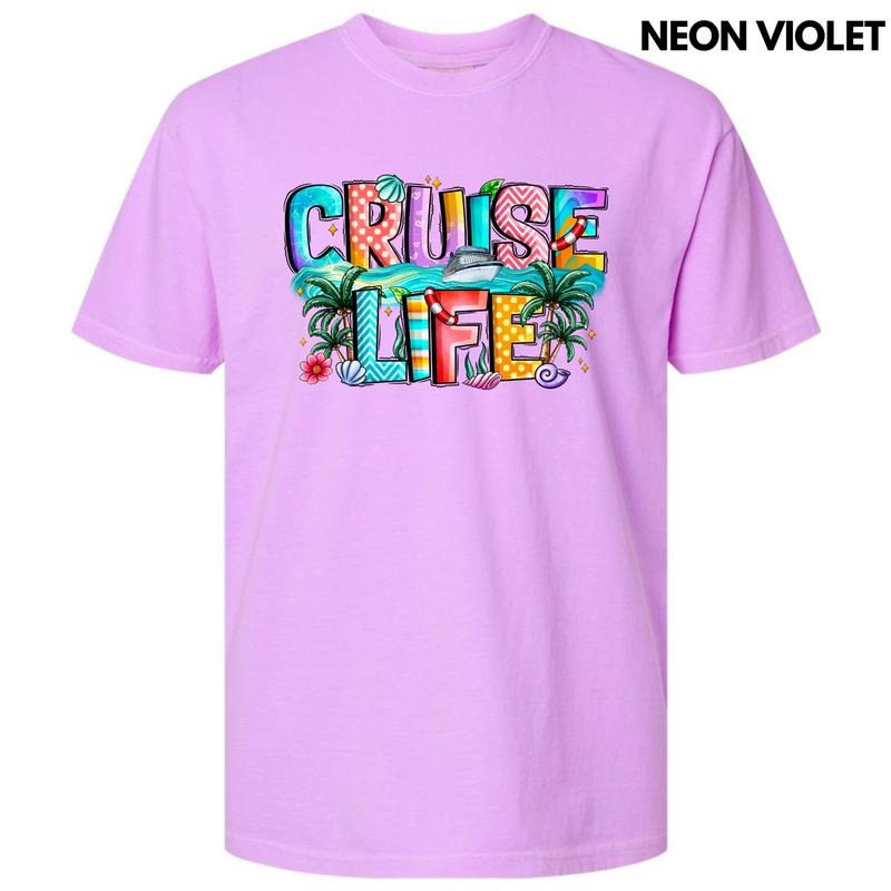 Cruise Life Scene Comfort Colors T-Shirt 'NLB'