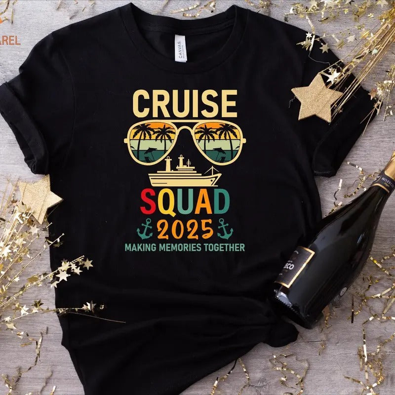 Cruise Squad Shirts, Family Cruise Tee, Family Trip 2025, Family Cruise Tee, Friends Cruise Shirts, Family Matching...