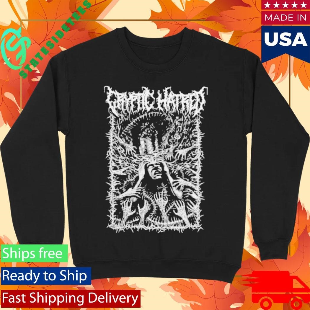Cryptic Hatred Internal Torment B&W T-Shirt