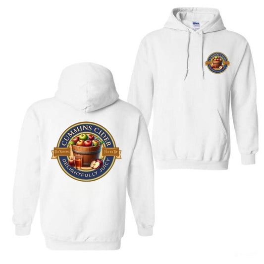 Cummins Cider Hoodie - Sweatshirt-Tshirt,  Men's Funny Shirt, Menswear Casual Crewneck
