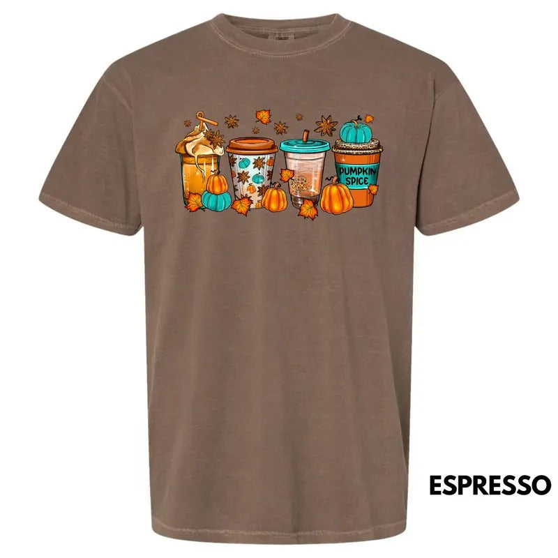 Cup Of Pumpkin Spice Comfort Colors T-Shirt 'NLB'
