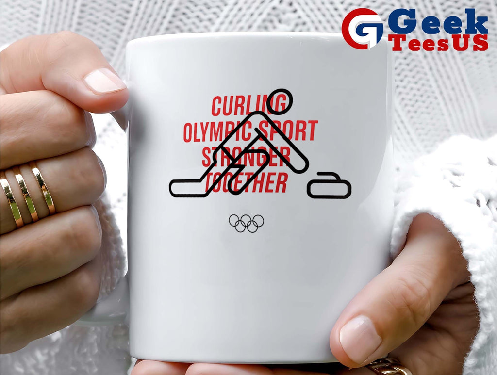 Curling Olympic sport stronger together 2025 shirt