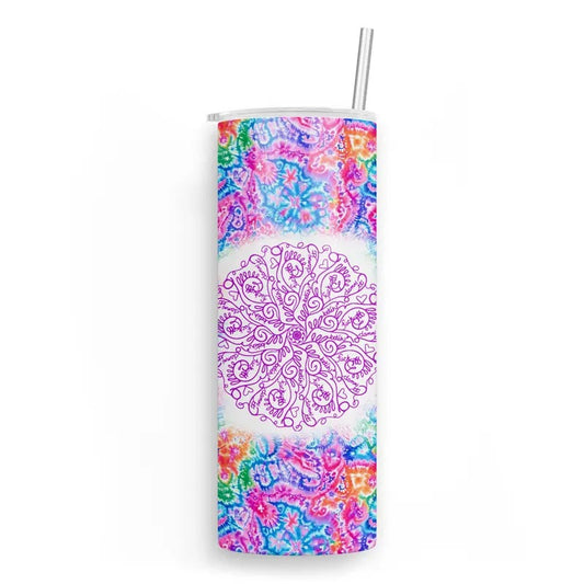 Curse Word Mandala 20 oz Skinny Tumbler