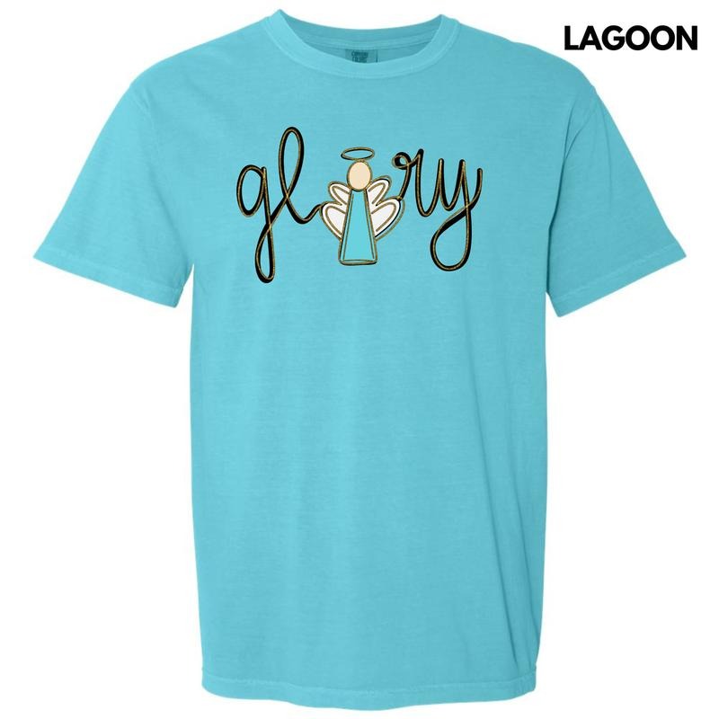 Cursive Glory Angel Comfort Colors T-Shirt 'NLB' Hoodie, Sweatshirt | DripVista.com