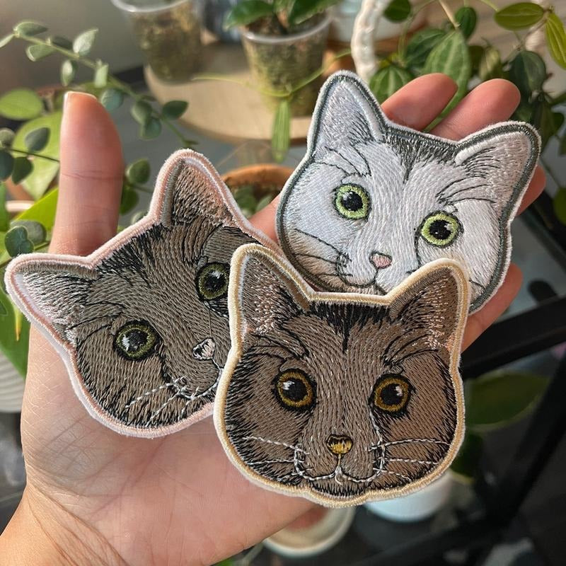 Custom Cat Iron On Patch T-Shirts, Hoodie, Sweatshirt | DripVista.com