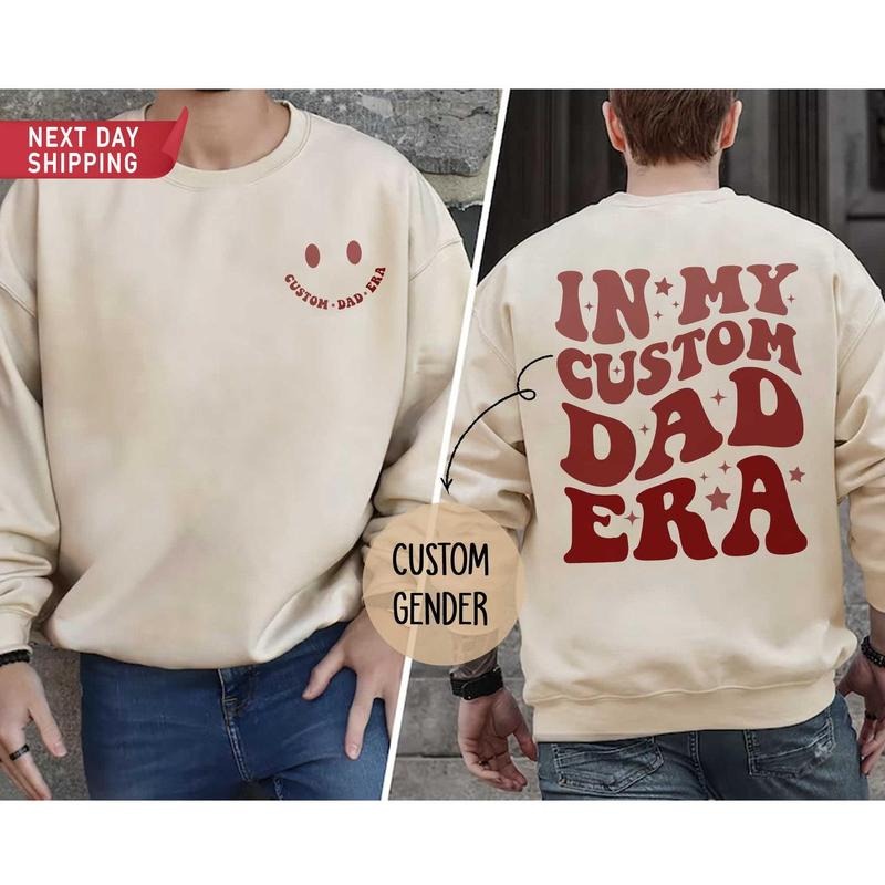 Custom Gender Dad Shirt, Dads Club Shirt, New Dad Gift, New Dad Shirt, In My Dad Era, Expecting Dad Gift, Gender Reveal, Fathers Day Shirt