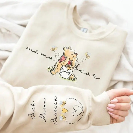 Custom Mama Sweatshirt, Personalized Mom Sweater, Cute Mama Shirt, Gift for Mom, Mother's Day Gifts Sleeve Womenswear Hoodie Print Printed Tops