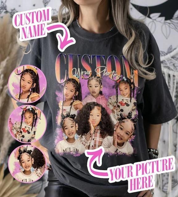 Custom Photo Shirt Top Womenswear Streetwear Summer Tshirt Comfort style 02