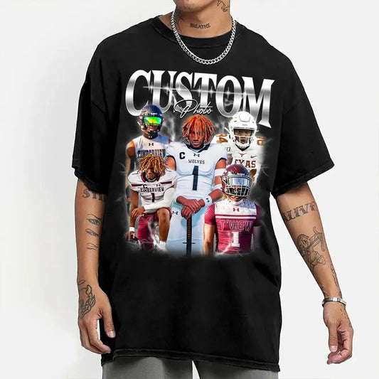 Custom Photos Shirt, Custom Bootleg Rap Tee, Custom Photo - Vintage Graphic 90s Tshirt, Custom Photo Shirt, CUSTOM Your Own Bootleg Idea Here, Insert Your Design Menswear Top Streetwear Crewneck