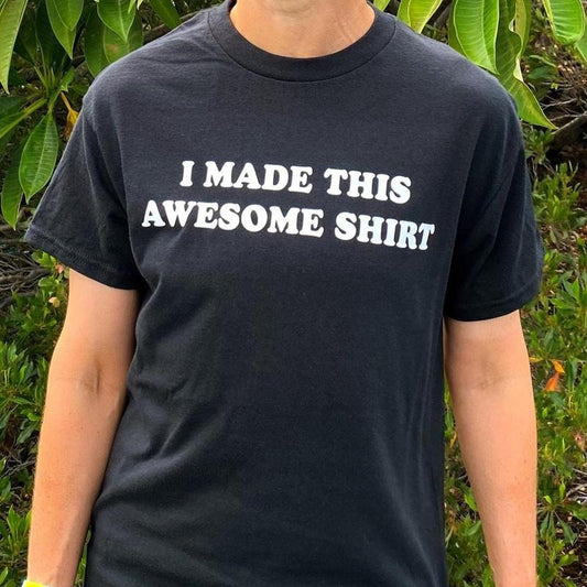 Custom Shirt, Personalized Retro Font Text Shirt, Design Your Own Text T-shirt, Go-To Outfit, No Thinking Needed, Year-Round