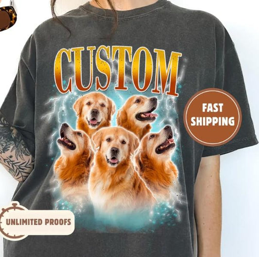 Custom Vintage Photo And Year, Custom Shirt With Picture Personalized 30th Birthday Gift Vintage 1995 shirtstyle{n002}2