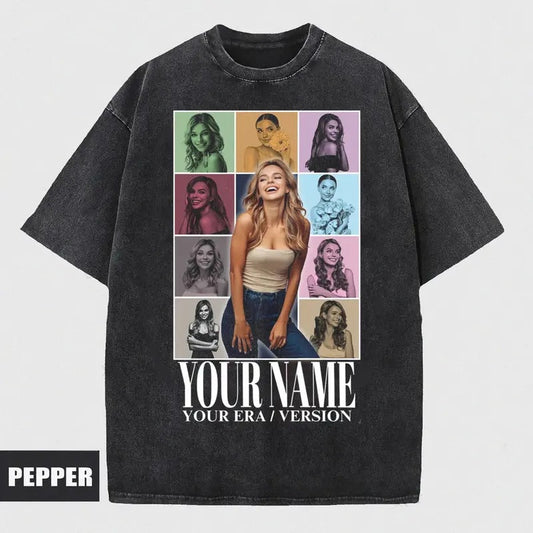 Custom Your Photos Shirt,  Custom Shirt, Your Version Menswear Top Streetwear Tshirt